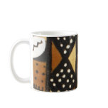 mud cloth diagonals mug