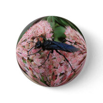 Mud Dauber ~ button by Andy2302 Mud Dauber ~ button