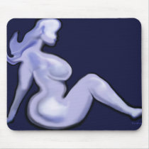 Mud Flap Big Babe Mouse Pads