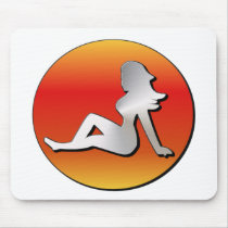 Mud Flap Girl mousepads by clarachandler Mud Flap Girl mousepads