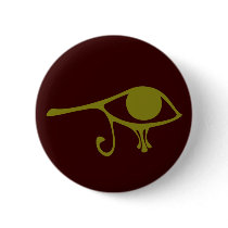 Mud Green Eye of Horus buttons by JaZilla Mud Green Eye of Horus buttons