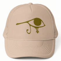 Mud Green Eye of Horus hats by JaZilla Mud Green Eye of Horus hats
