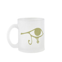 Mud Green Eye of Horus mugs