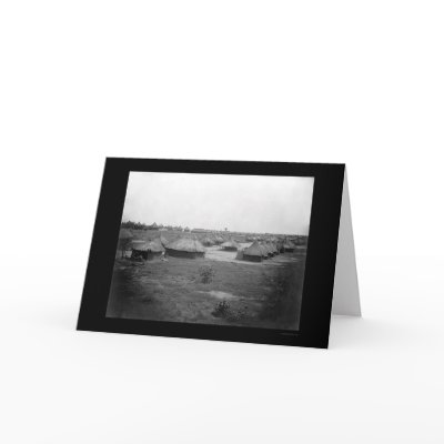 Mud Huts Sudan Africa 1920 Cards by lc_vintagephotos