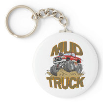 Mud Truck Chevy Keychain