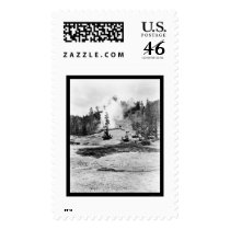 Mud Volcano Yellowstone 1912 postage