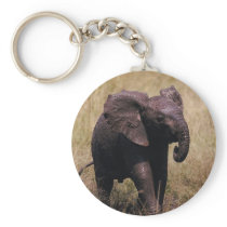 Muddy Baby Elephant Keychains