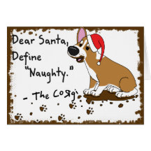 Muddy Christmas Corgi Cards