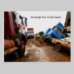 Muddy Road Postcard postcards
