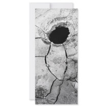 Mudpot or hole personalized rack card