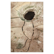 Mudpot or hole stationery paper