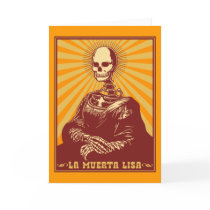 Muerta Lisa Greeting Cards