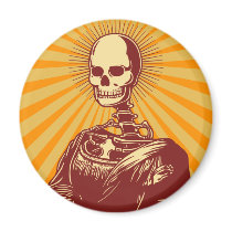 Muerta Lisa Refrigerator Magnets
