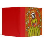 Muerta Skeleton Lady with Heart Binder