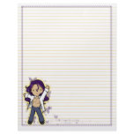 Muerte chibi Stationery Letterhead Template
