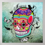 Muerte Day of the Dead Calaveras Poster