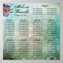 Muerte Day of the Dead Calaveras Sugar Skull Art posters