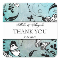 Muerte Day of the Dead Calaveras Thank You Sticker