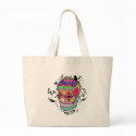 Muerte Day of the Dead Illustration BAg by jfarrell12 Muerte Day of the Dead Illustration BAg