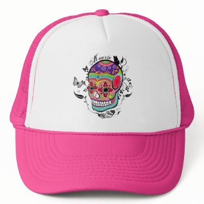 Muerte Day of the Dead Skull Hat! by jfarrell12