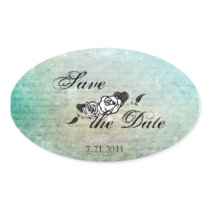 Muerte Sugar Skull Calaveras Save the Date stickers