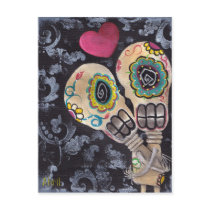 Muertos de Amor Postcard