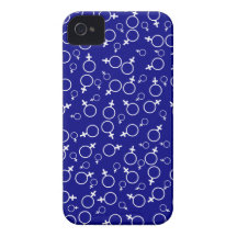 Muestra femenina del género (símbolo) de Venus - b Case-Mate iPhone 4 Carcasas