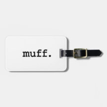 muff. tag for bags