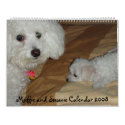 Muffie and Snowie 2008 Calendar