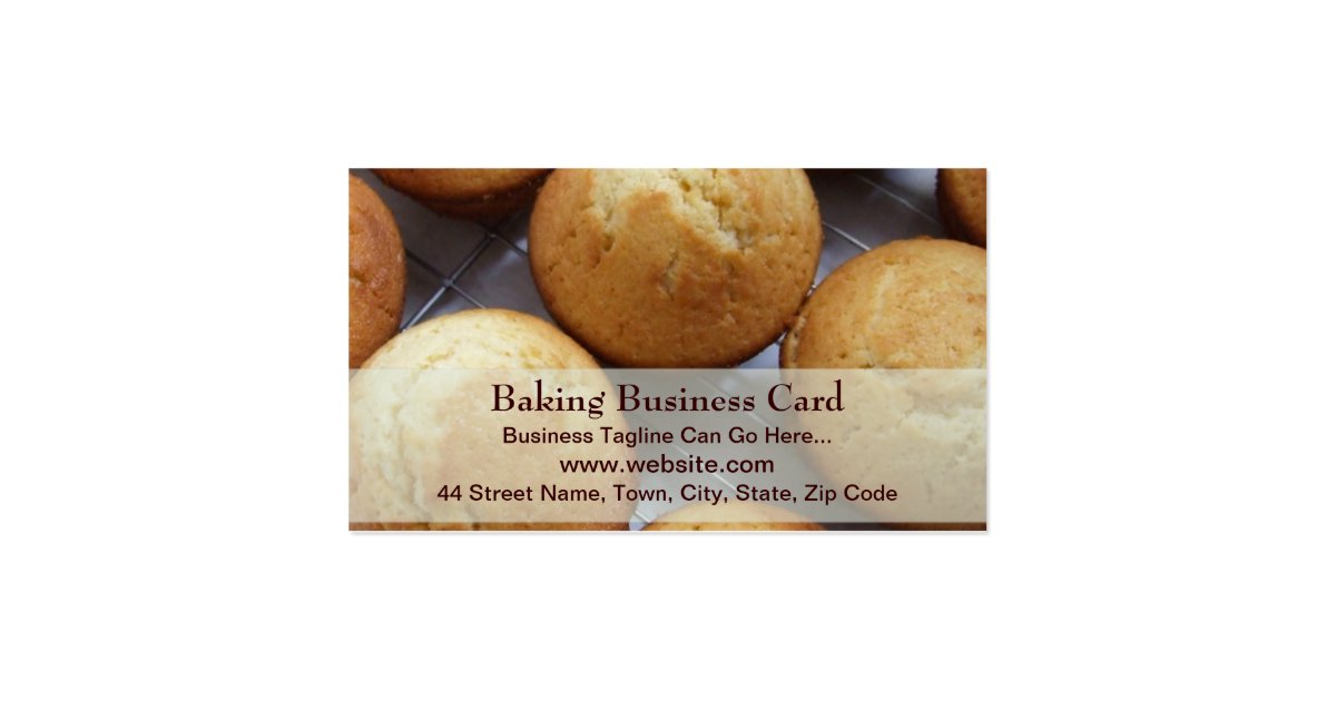 Muffin Business Card Zazzle