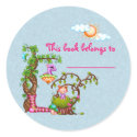 Muffin Girl Bookplate stickers by Hafapea Muffin Girl Bookplate stickers