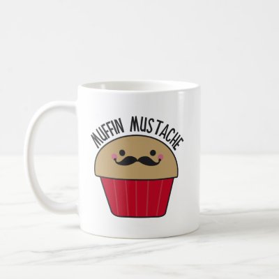 Muffin Mustache Mugs