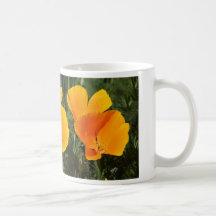 MUG, 4 CALIFORNIA POPPIES