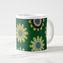 Mug - Afghan daisies Extra Large Mug