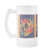 MUG ~ ALOHA~ NIGHT SKY ~ UKULELE & HIBISCUS!