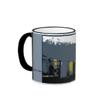 Mug, Beverage - Train in Kaikoura, New Zealand