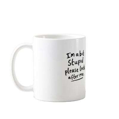 Mug - Bit Stupid by FindChaffy