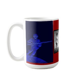MUG BLACK MARINE WE WERE THERE mug