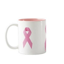 Mug - Breast Cancer Ribbon by breastcancertshirts Mug - Breast Cancer Ribbon