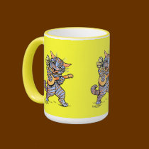 Mug: Cat by Louis Wain