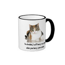 Mug / Cat i will bury poop when you bury yours