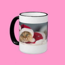 mug "Christmas, Santa claus cat" mugs