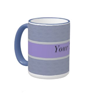 Mug Coffee Violet Style Add Your Text Or Your Name