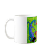Mug -Delightful Limey Lizards in Sunglasses by rlwinkelmann Mug -Delightful Limey Lizards in Sunglasses