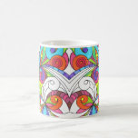 Mug Floral abstract background