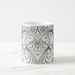 Mug Floral abstract background