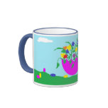 Mug for Easter with egg desgin