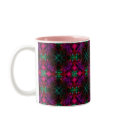 Mug - Fractal Pattern pink green purple red mug