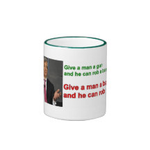 Mug - Give a man a bank .....