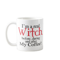 mug half Coffee Witch